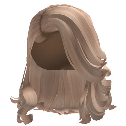 Fluffy Side Part In Blonde