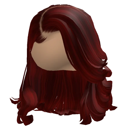 Fluffy Side Part In Red