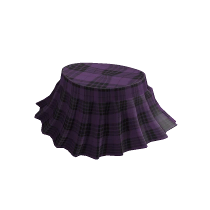 Mini Skirt Purple Plaid 