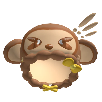 kawaii shy cutesy monkey hood ☆