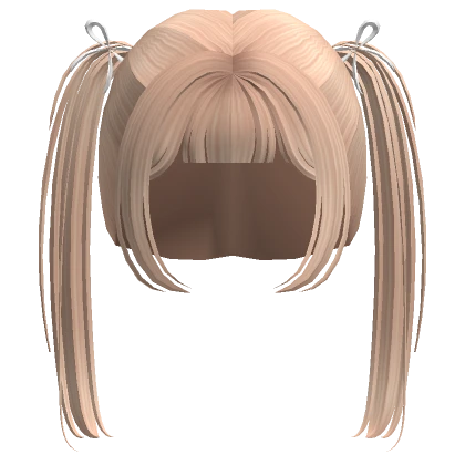 Doll Hair with Bows Blonde