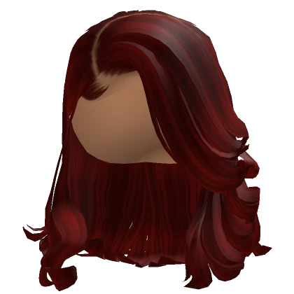 Fluffy Side Part In Red