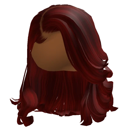 Fluffy Side Part In Red