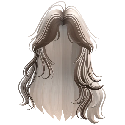 Two-Tone Flowy Siren Waves Hair (Platinum & Brown)