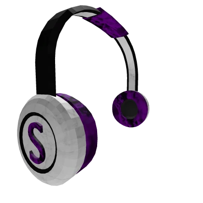 Seriously Dude's Purple Headphones