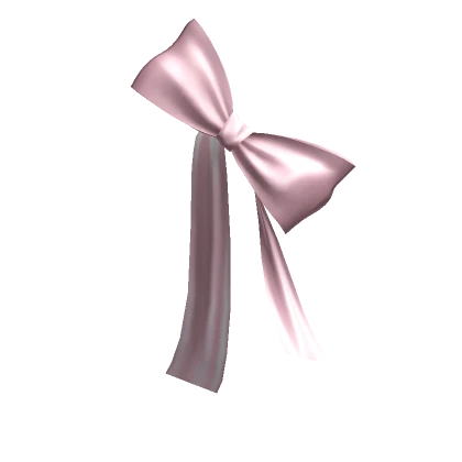 Oversized Side Hair Bow Pink