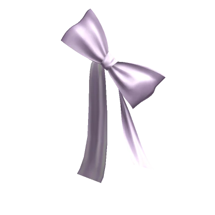 Oversized Side Hair Bow Pastel Purple