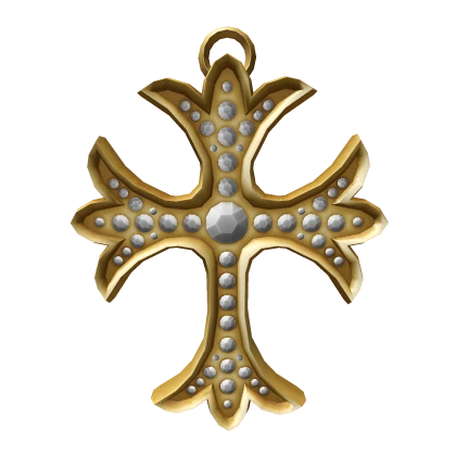 Y2K gold cross belly piercing charm