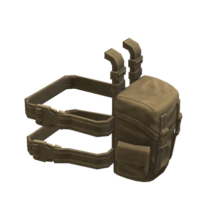 Left Tan Leg Bag [1.0]