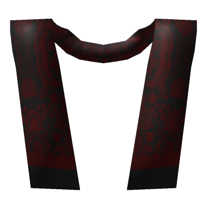 Black Scarf w/ Red Hints