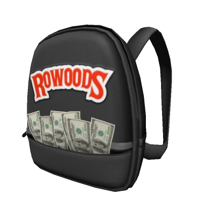 [3.0] RWOODZ BLACK BACKPACK W MONEY