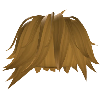 Yellow Anime Messy Hair