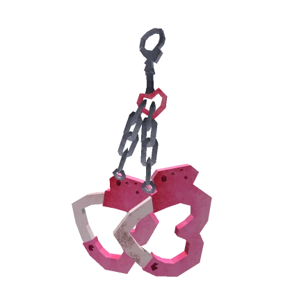 Cute Pink Heart Handcuffs Decoration 3.0 Woman