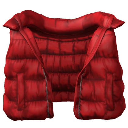 Red Puffer Vest