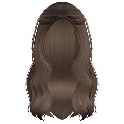 Preppy Long Wavy Hair w/ Pigtails (Light Brown)