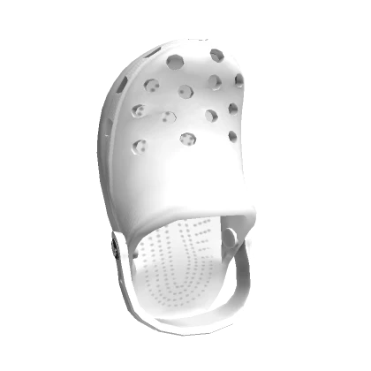 Croc On Your Head - White