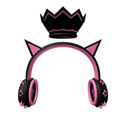Kawaii Cyberpunk Toxic Waste Headphones /w Crown