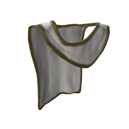 White & Gold Aristocrat's Cape