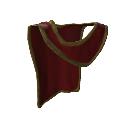 Red & Gold Aristocrat's Cape