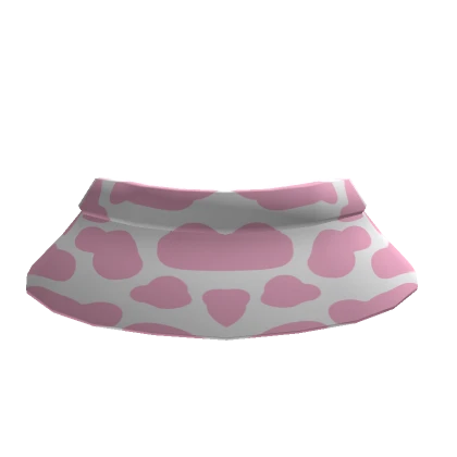 Chibi Doll - Pink Cow print skater skirt