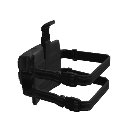 Right Black Mixpat Mag Leg Pouches [1.0]