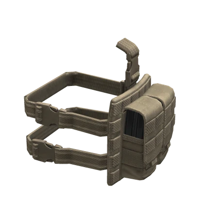 Left Light Tan Mag Leg Pouches [1.0]