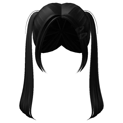 Psychotic Long Black Pigtails