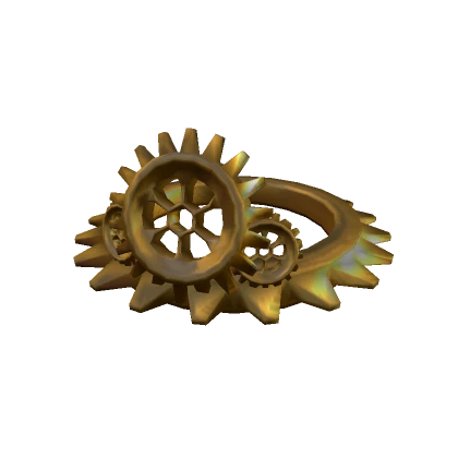 Gold Cog Crown