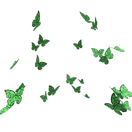 Green Butterflies