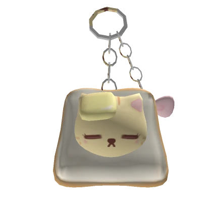 ɞ | (1.0) bread cat keychain