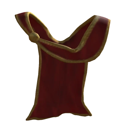 Red & Gold Imperial Cape