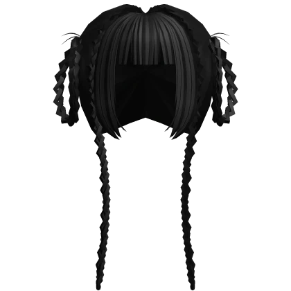 † sweet anime braided hairstyle black