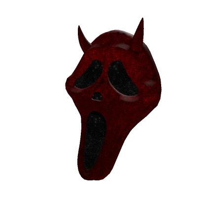 ⏳ Rhinestone Devil Scream Ghostface Mask