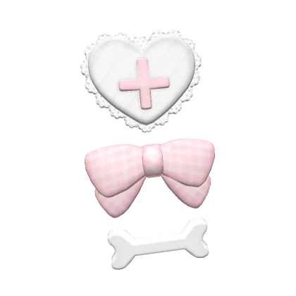 ♡ nurse hairclips set