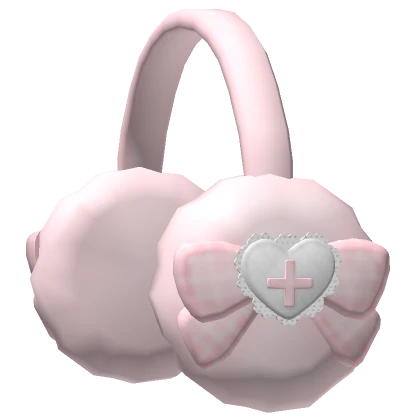 ♡ nurse bow earmuffs 