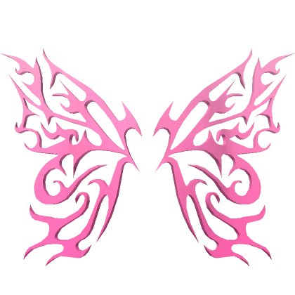 Kawaii Pink Cyber Sigil Wings