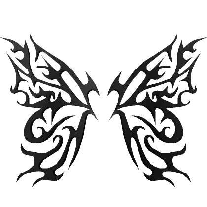 Black Cyber Sigil Wings