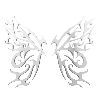 White Cyber Sigil Wings