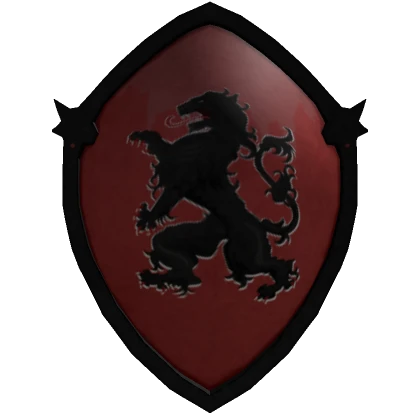 Red Viking Shield