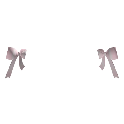 ♡ pink bows for pigtails