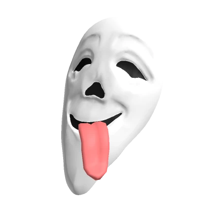 Silly Screaming Ghost Mask [Side]