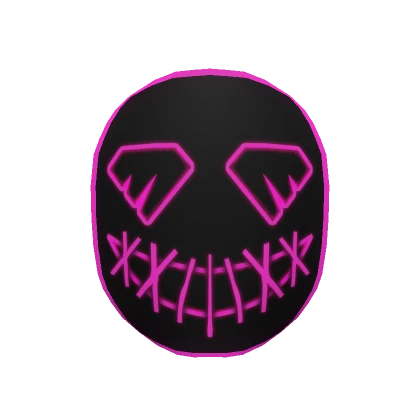 Neon Nightmares Mask - Pink