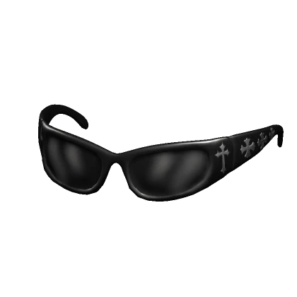 Y2K Black Gothic Chrome Shades