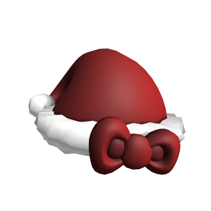 Christmas Cute Santa Hat With Bow