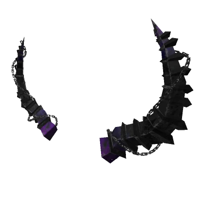 Violet Chained Cursed Horns