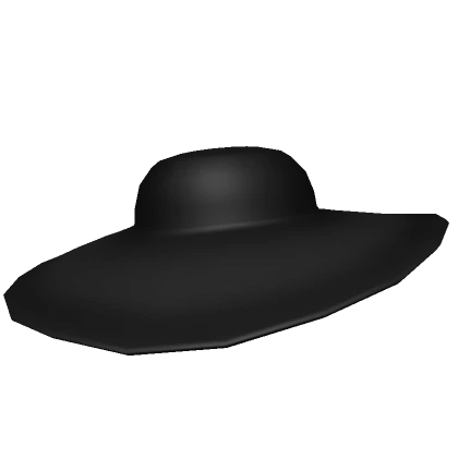 Floppy hat black