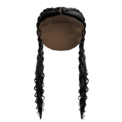 French Braid Pigtails [Black]