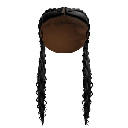 French Braid Pigtails [Black]