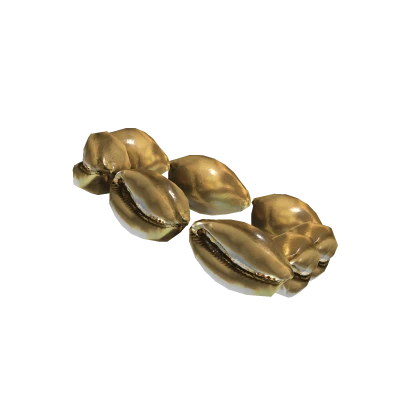 3.0 Right Cowrie Shell Bracelet - Gold