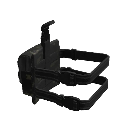 Right Black Mixpat II Mag Leg Pouches [1.0]